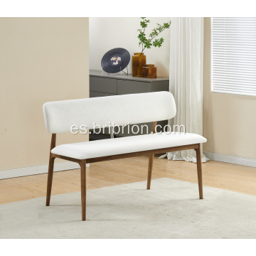 Banco de comedor de madera sólida con elegancia atemporal